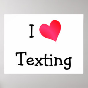 Póster Me Encanta Los Textos