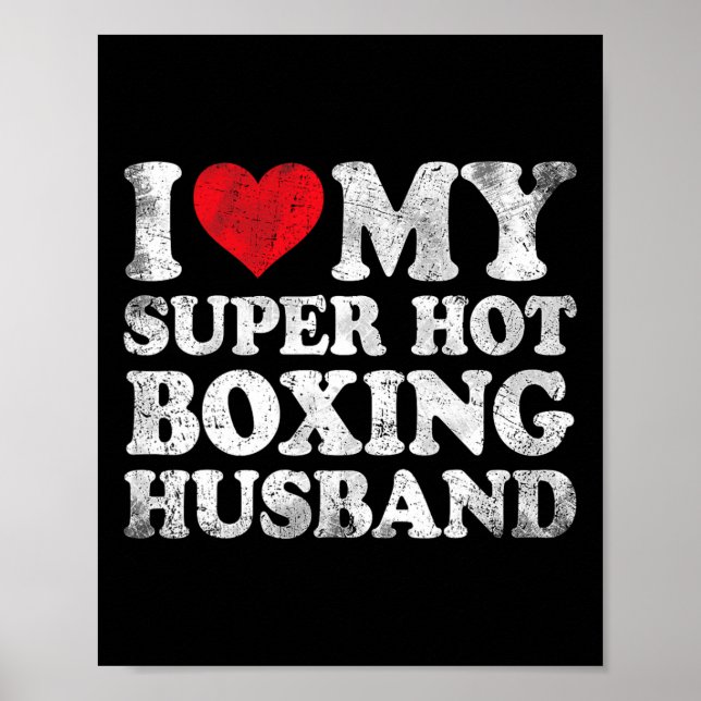 Póster Me encanta mi El día de San Valentín de boxeo supe (Frente)