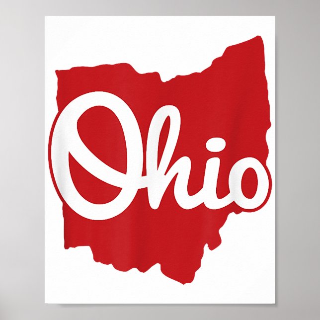 Póster Me encanta mi guión de inicio de Ohio (Frente)