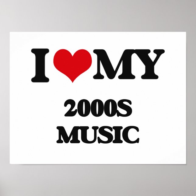 Póster Me Encanta Mi MÚSICA DE 2000 (Frente)