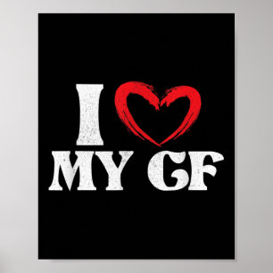 Póster Me Encanta Mi Novia _ Relación Novia Groom _