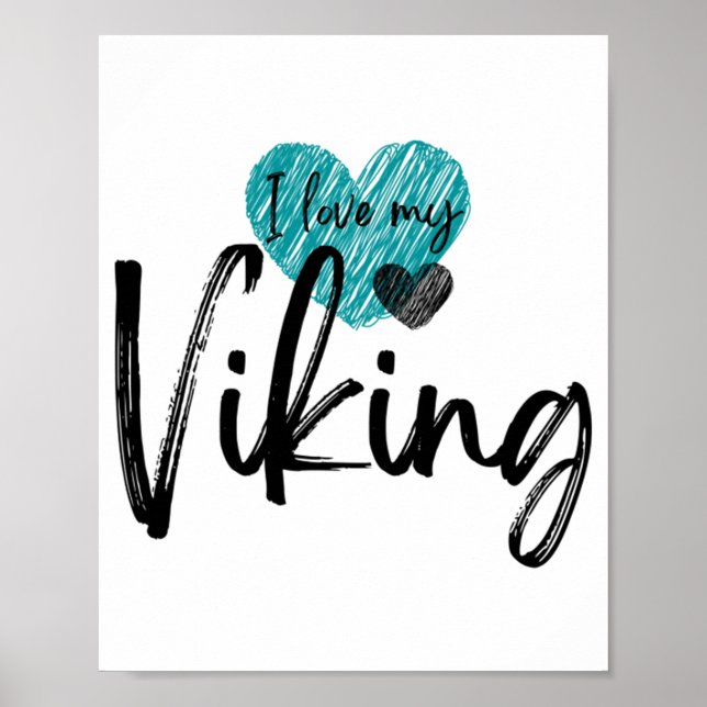 Póster Me encanta mi Viking (Frente)