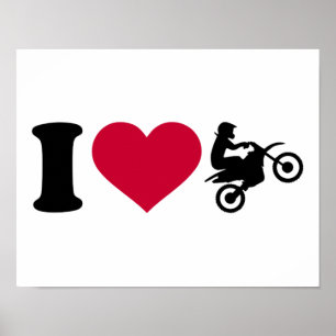 Póster Me encanta Motocross