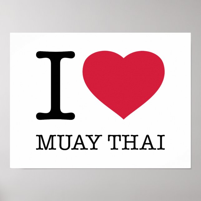 PÓSTER ME ENCANTA MUAY THAI (Frente)