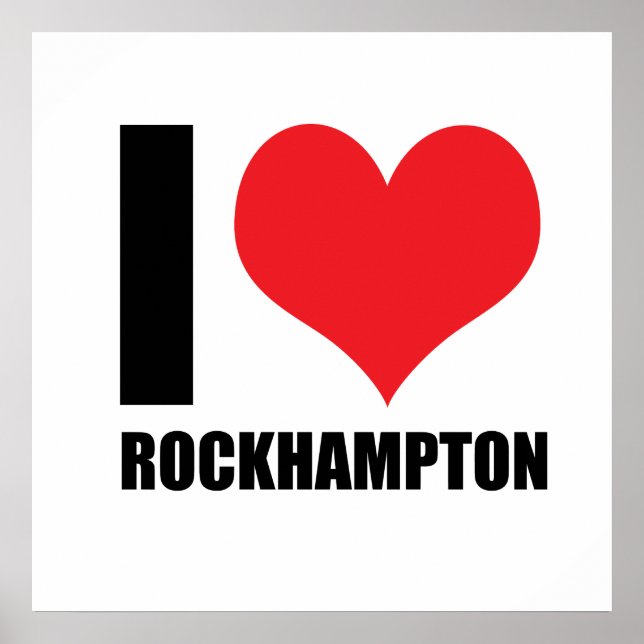 Póster Me encanta Rockhampton (Frente)