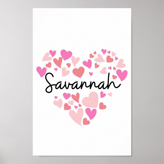 Póster Me encanta Savannah (Frente)