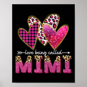 Póster Me Encanta Ser Llamada Mimi Abuela Valentine Madre