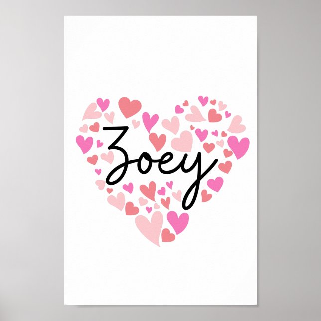 Póster Me encanta Zoey (Frente)