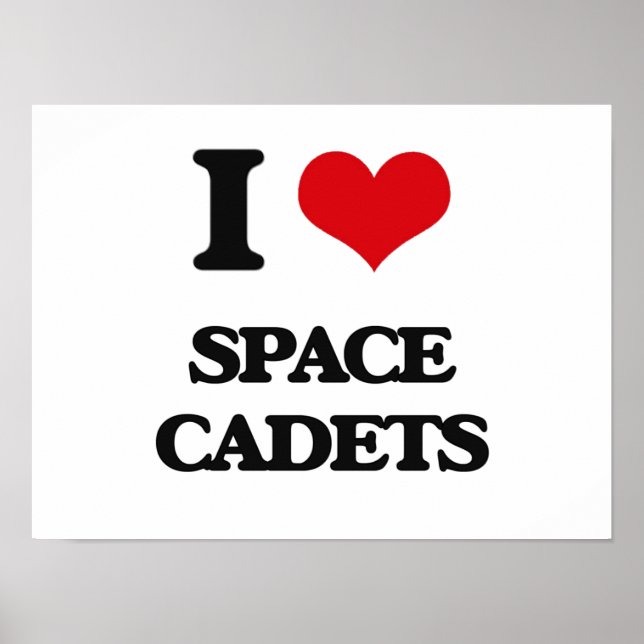 Póster Me encantan los Cadetes Espaciales (Frente)