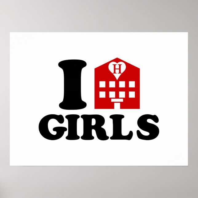 Póster Me encantan los Chicas de los hoteles (Frente)