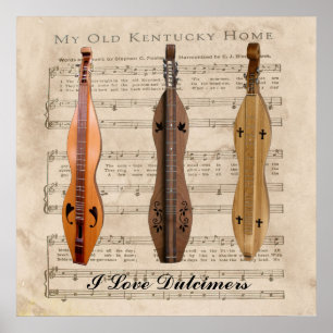 PÓSTER ME ENCANTAN LOS DULCIMERS*