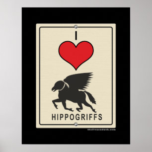 Póster Me encantan los HIpogriffs