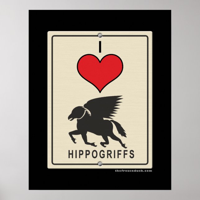 Póster Me encantan los HIpogriffs (Frente)