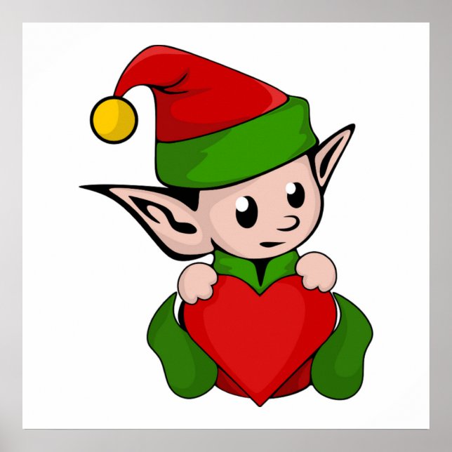 PÓSTER "ME ENCANTAN LOS NAVIDADES" ELF (Frente)