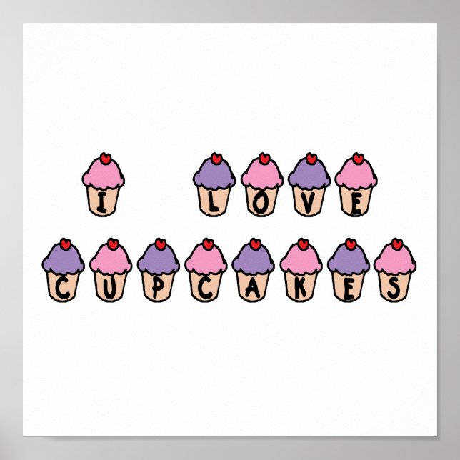 Póster Me encantan los pasteles (Frente)