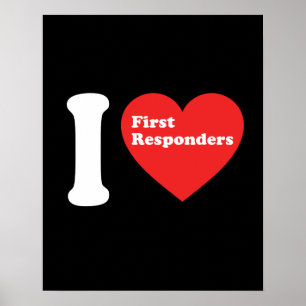 Póster Me encantan los primeros en responder