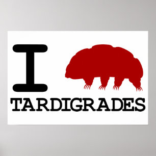 Póster Me Encantan Los Tardigrados