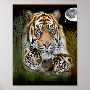 Póster Me encantan los Tigres