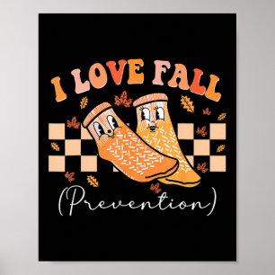 Póster Me encantan los zócalos de prevención de caídas Dí