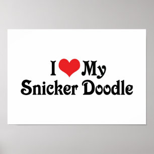 Póster Me Encanto Mi Doodle Snicker