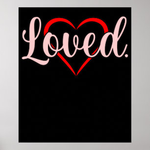 Póster Me encantó San Valentín lindo Día de San Valentín
