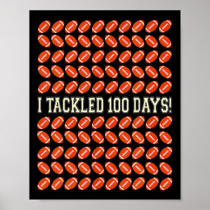 Póster Me Enfrenté A 100 Días De Colegio Feliz 100 Día De