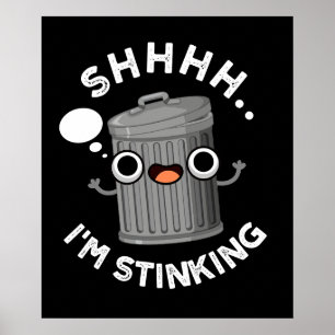 Póster Me estoy quedando raro, basura de basura Pun Dark
