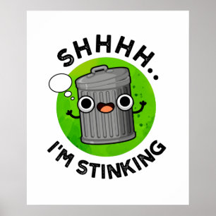 Póster Me estoy quedando raro con el bollo de basura