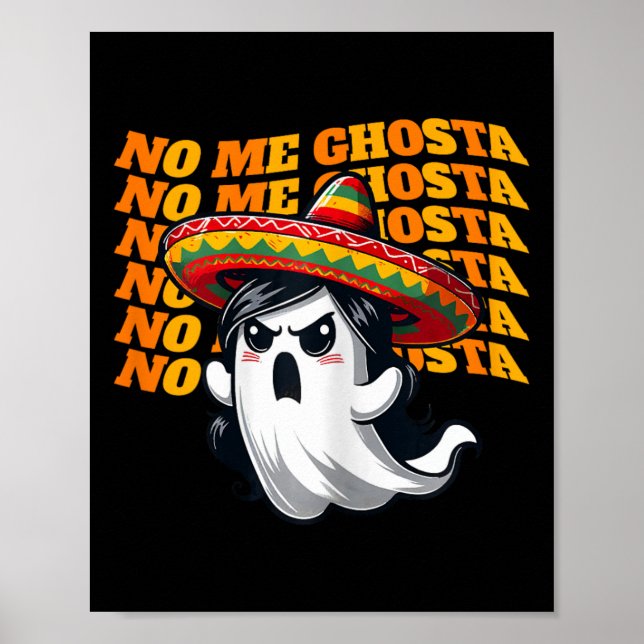 Póster Me ghosta graciosa mujer fantasma mexicana de Hall (Frente)