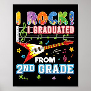 Póster Me Gradué De Segundo Grado El Día Pasado