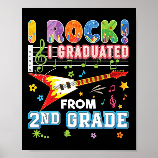 Póster Me Gradué De Segundo Grado El Día Pasado (Frente)