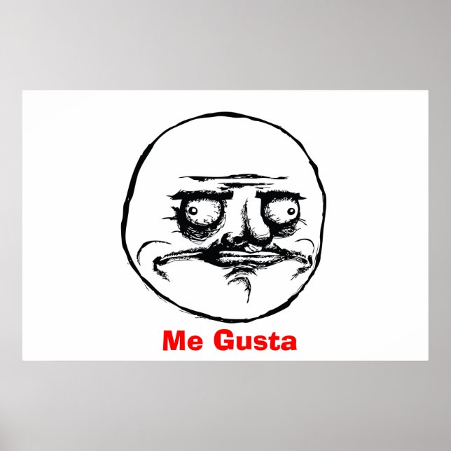 Póster Me gusta (Frente)