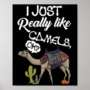 Póster Me Gusta Camels OK Camello
