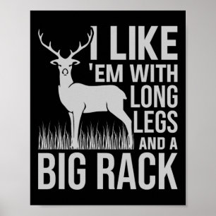 Póster Me Gusta Con Piernas Largas Y Caza De Cervezas En 