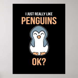 Póster Me Gusta El Pingüino