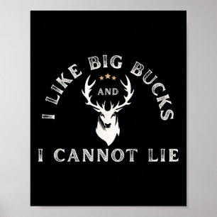 Póster Me Gustan Las Peces Grandes Y No Puedo Mentir Caza