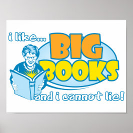 Póster Me Gustan Los Grandes Libros