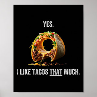 Póster Me Gustan Los Tacos Que Cinco De Mayo