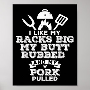 Póster Me Gustan Mis Racks A Lo Grande Mi Caballo Y El Ce
