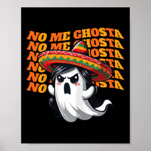 Póster Me Gustan Mujeres Fantasmas Divertidas de Hallowee
