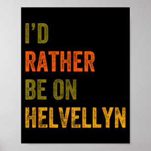 Póster Me gustaría estar en Helvellyn Mountain Lake Distr