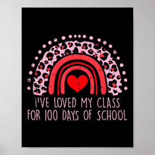 Póster Me ha encantado mi estudiante durante 100 días de