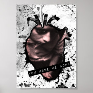 Póster me haces dolor anatómico