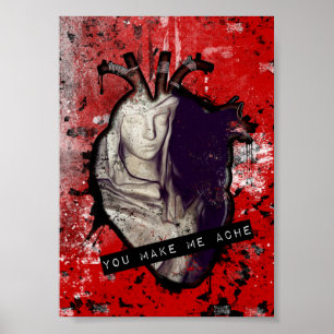 Póster me haces dolor anatómico