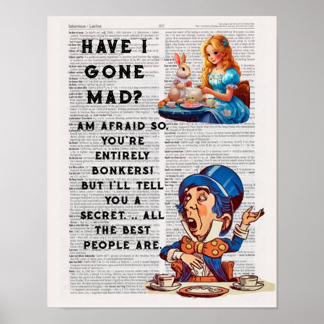 Póster ¿Me he vuelto loco? Me temo que... (Frente)