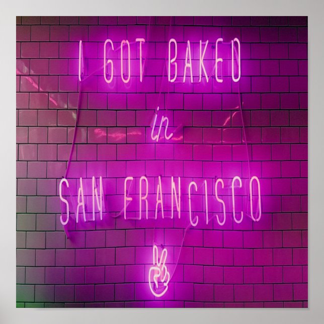 Póster Me hornearon en San Francisco (Frente)