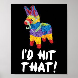 Póster Me hubiera tocado esa camiseta Fiesta Pinata Cinco