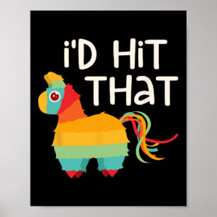 Póster Me hubiera tocado esa camiseta Fiesta Pinata Cinco