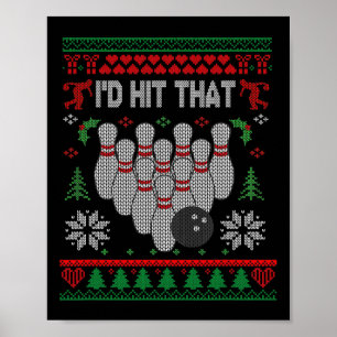 Póster Me hubiera tocado ese divertido boliche de Bowling