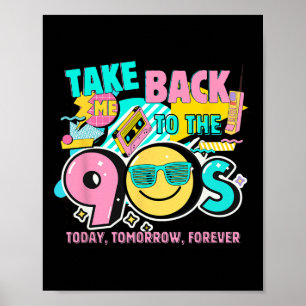 Póster Me Lleva De Regreso A Los 90 Retro Vintage Hallowe